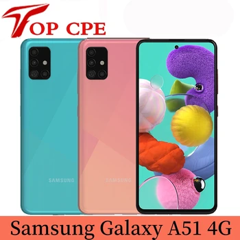 Оригинальный A515F Samsung Galaxy A51 A515U1 4G Мобильный 6,5 