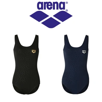 женский цельный купальник Arena, профессиональный спортивный тренировочный треугольный купальник с защитой от хлора, который прикрывает живот и выглядит стройным.