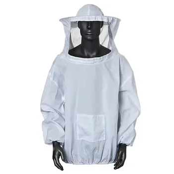 1 шт. Защитная куртка для пчеловодства, Халат, костюм для Пчеловодства, Рукав для Пчеловодства, Дышащая одежда для Пчеловода, Платье-вуаль со шляпой, Экипировка