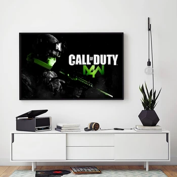 Call Of Duty Modern Warfare 4 Видеоигра Плакат Художественная Печать Холст Картина Настенные Панно Гостиная Домашний Декор (Без Рамки)