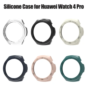 Чехол для ПК для смарт-часов Huawei Watch 4 Pro, рамка-бампер, защитная пленка для экрана для Huawei Watch 4pro, чехол-накладка