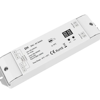 Контроллер переключателя переменного тока DH DALI 2 DALI Адресует DT7 Для Переключения Двух ламп Традиционной галогенной лампы накаливания 110V-220V 2CH * 5A