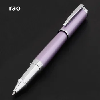 Высококачественная 05 Фиолетовая Деловая офисная Ручка-Роллер со Средним Кончиком, Шариковые Ручки для Новых школьников, канцелярские принадлежности для офиса
