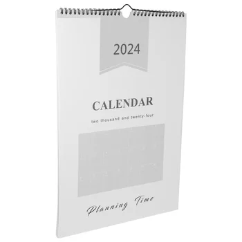 Ежемесячный настенный календарь, Настенный календарь, Ежемесячный календарь, Домашний Прочный Год, настенный для свиданий, висящий в комнате, праздник 2024 года