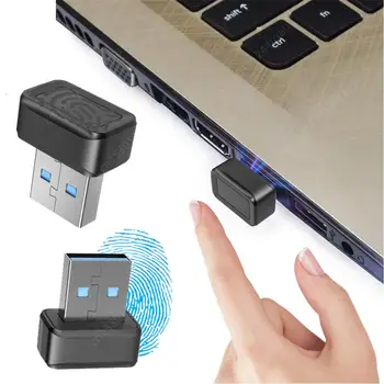 1/2шт U5 USB Считыватель ключей отпечатков пальцев, сенсорный ключ безопасности 360 °, Биометрический мини-ключ безопасности Windows Hello для Win10/Win11