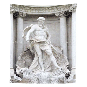 Древнегреческая мифология Статуя Нептуна Бог Реки Изображения и Пиктограммы, Висящие на стене От Ho Me Lili Tobestry