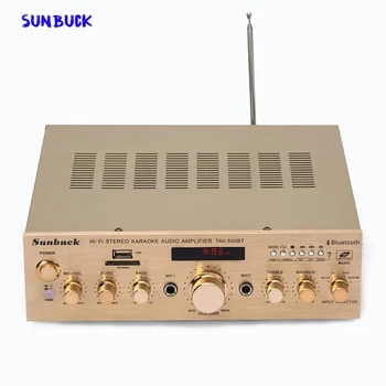 Sunbuck 220V 2,1-канальный 150 Вт мощный FM-усилитель мощности Bluetooth с дистанционным управлением домашний AV-усилитель