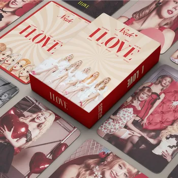 55 шт./компл. Kpop Альбом GIDLE I LOVE Lomo Cards HD Girl Group (G) I-DLE Фотокарточка Minnie Postcard Fans Picture Gift Series
