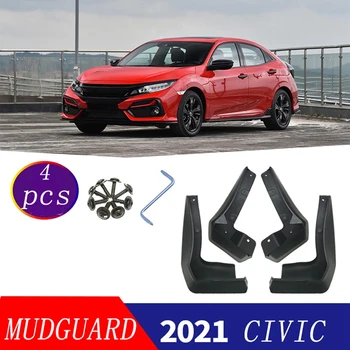Автомобиль 4шт Брызговики Брызговик крыло брызговик для Honda Civic 2021