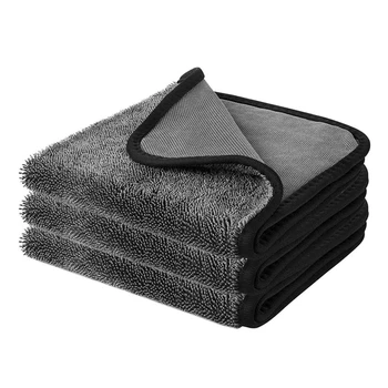Автомобильные полотенца для сушки из 3 предметов, Быстросохнущая ткань для сушки полотенец, Абсорбирующая ткань для душевых кабин