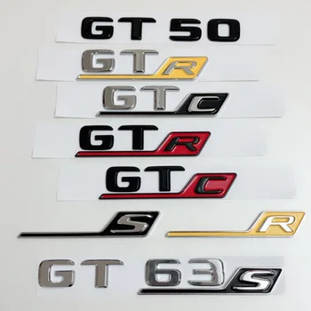 3D ABS Наклейка На Задний Багажник Эмблема Значок Наклейка Для Mercedes AMG GT R S C GTR GTS GT50 GT43 GT53 GT63S W190 W251 Автомобильные Аксессуары