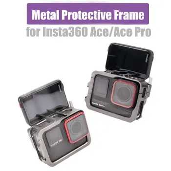 Металлическая защитная рамка для Insta360 Ace/Ace Pro Металлическая защитная оболочка для клетки кролика для аксессуаров для экшн-камеры Insta360 Ace