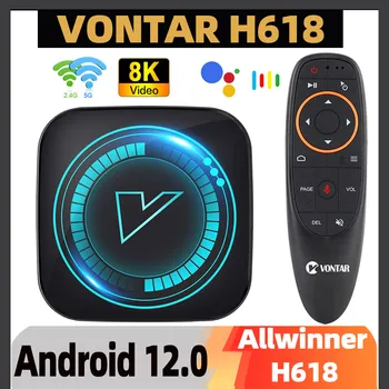 VONTAR H618 Smart TV Box Android 12 Allwinner H618 Четырехъядерный Поддержка 8K Видео 4K HDR10 + BT4.0 Двойной Wifi Медиаплеер Телеприставка