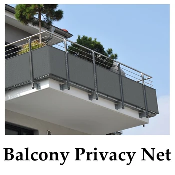 Высота 1 м HDPE Сетка Для Уединения Балкона Ограждение, Защищающее От Ультрафиолетового Излучения Защита От Ветра Квартира Балкон Терраса Укрытие Сетка Для Уединения