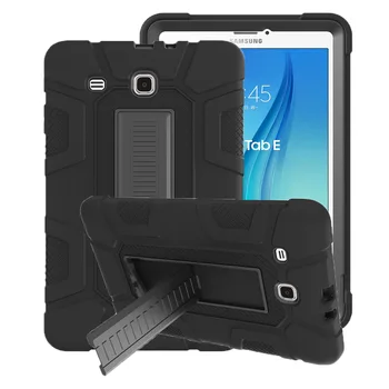 Для Samsung Galaxy Tab E 9.6 SM-T560 T561 Прочный Гибридный Бронированный чехол Из Амортизирующего Силикона + чехол для ПК С подставкой + Пленка