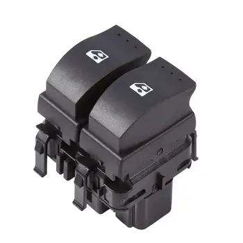 Электрический выключатель стеклоподъемника 12 В для Clio II 2 8200 060 045 - Пластиковая черная кнопка включения
