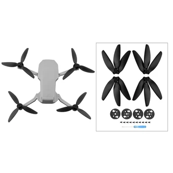 Трехлопастный пропеллер для реквизита дрона DJI Mavic Mini/Mini 2, сменные лопасти крыльев, вентиляторы для DJI Mini 2, черный