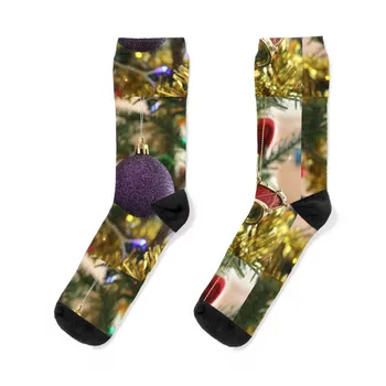 Носки для украшения рождественской елки, прозрачные носки, мужские противоскользящие футбольные носки, носки Женские Мужские