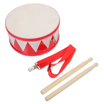 из ударной игрушки Малый барабан, Обучающая игрушка для раннего обучения, ударный малый барабан, Детская игрушка, двусторонний малый барабан