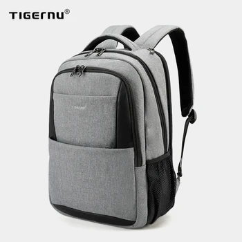 Женский рюкзак Tigernu с защитой от кражи, зарядка через USB, 15,6 