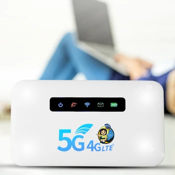4G Мобильный Wi-Fi Маршрутизатор Портативный Карманный Беспроводной LTE Точка Доступа CAT4 150 Мбит/с 2600 мАч Аккумулятор со Слотом для SIM-Карты для Путешествий на открытом воздухе
