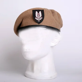 . Шерстяной берет британского спецназа, мужская военная кепка.