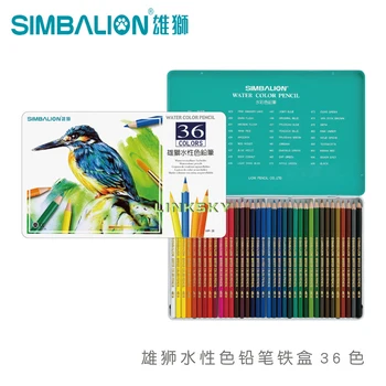 Набор акварельных карандашей Simbalion 24/36 цветов, идеально подходит для рисования, зарисовок, раскрашивания и раскрашивания, Отличный набор карандашей для детей