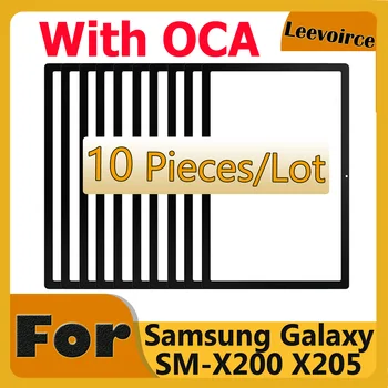 10 ШТ. Сенсорный Экран Для Samsung Galaxy Tab A8 10,5 2021 SM-X200 SM-X205 X200 Передняя Внешняя Стеклянная Панель С Сенсорным Экраном с ОСА