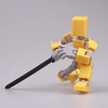 Многосуставчатый Подвижный робот-трансформер, 3D Печатный Манекен Mini13, Фигурки персонажей, Игрушки, подарки для детей и взрослых, игры для родителей и детей