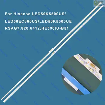 Комплект светодиодной ленты для подсветки телевизора RSAG7.820.6412 для Hisense LED50K5500US HE500IU-B51
