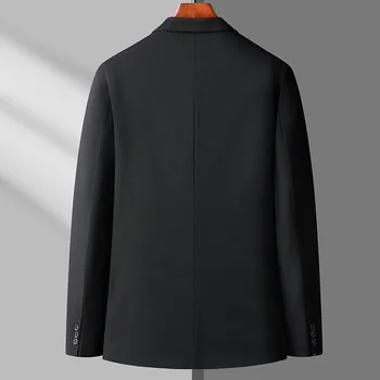 L-Новый китайский пиджак Zhongshan для мужчин и женщин, весенне-черный, для продвинутого досуга, маленький костюм в западном стиле