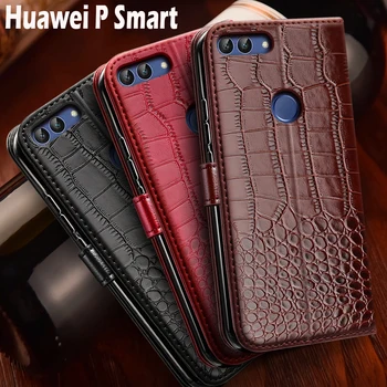 Для Huawei P Smart 2018 Чехол для телефона FIG-LX1 Магнитный кошелек Huawei P Smart задняя крышка флип кожаный Чехол Для Huawei P Smart case