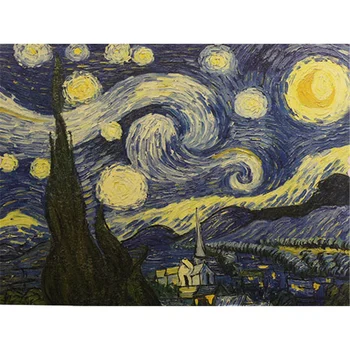 Пейзаж Знаменитый винтажный Ван Гог Звездная ночь DIY Вышивка крестом 11-каратные наборы для вышивания Дизайн набора для рукоделия