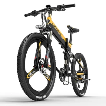 Электрический велосипед Ebike мощностью 500 Вт с бесщеточным двигателем и литиевой батареей емкостью 14,5 ач, 27-скоростной горный велосипед, 26-дюймовый складной электрический велосипед
