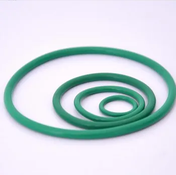 10шт Диаметр провода 2 мм зеленое кольцо из фторопласта водонепроницаемая маслостойкая изоляционная резинка Наружного диаметра 35-46 мм