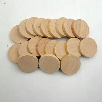 Круглая древесная щепа из массива дерева толщиной 25-50 мм, круглая древесная щепа толщиной 5 мм, креативная деревянная круглая древесная щепа своими руками