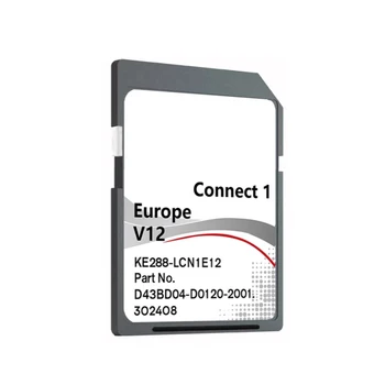 Подключите 1 SD-карту LCN1 V12 Карта Европа Великобритания SD-карта подключи и играй для автомобиля Nissan