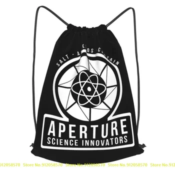 Portal 2 Aperture Science Laboratories Рюкзак На Шнурке Модный Школьный Ранец Персонализированная Одежда Рюкзаки Спортивная Сумка
