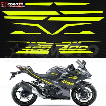 Подходит для мотоцикла Kawasaki NINJA400 EX400 наклейка для украшения кузова наклейка для полного автомобиля светоотражающий водонепроницаемый комплект наклейка