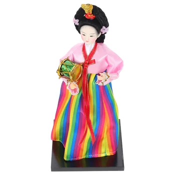 Кимоно для девочек с Корейским орнаментом ручной работы, тканевый декор, украшения в форме столешницы, художественный стиль, Домашняя женщина