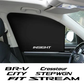 Для Honda City Stream Fit Insight Crosstour BRV WRV Brio Amaze Passport Магнитный Автомобильный Солнцезащитный Козырек На Боковое Стекло Шторка Coverel