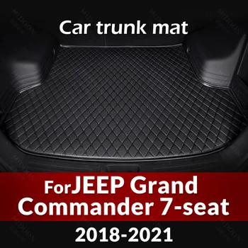 Коврик в багажник автомобиля для JEEP Grand Commander 7-Местный 2018 2019 2020 2021 Автомобильные аксессуары на заказ, Украшение интерьера авто