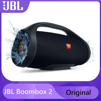 Оригинальный JBL Boombox 2 Портативный беспроводной динамик Bluetooth с мощными большими динамиками, Водонепроницаемая Переносная банка Boombox2