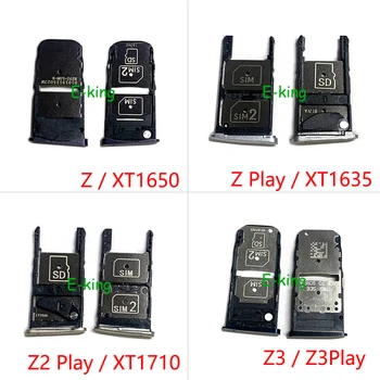 Для Motorola Moto Z Z2 Z3 Z4 Play Force Слот для sim-карты, держатель лотка, гнездо для чтения sim-карт, разъем для чтения sim-карт.