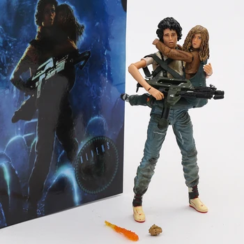 Фигурка NECA 30th Anniversary Aliens Ripley, спасающая Тритона, Отличная модель, игрушка в подарок, предметы коллекционирования