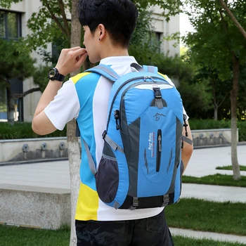 Альпинистский рюкзак, дышащий треккинговый рюкзак Большой емкости, износостойкий, многослойный, легкий для активного отдыха