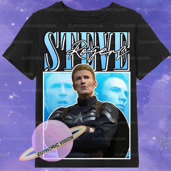 Винтажная футболка Стива Роджерса 90-х годов