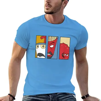 Новая * ЭКСКЛЮЗИВНАЯ * Самая продаваемая футболка Aqua Teen Hunger Force, футболки для мальчиков, футболки с аниме на заказ, мужские тренировочные рубашки