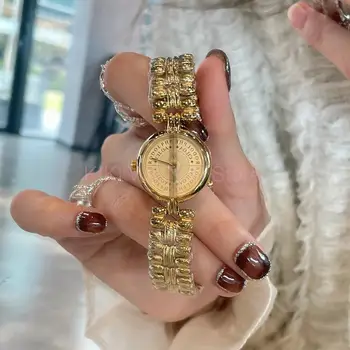 Модные женские часы Doffer в стиле ретро, роскошные легкие кварцевые часы с роскошным темпераментом, изысканные часы для отдыха, популярные часы в подарок