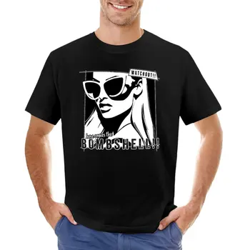 Потрясающая Футболка Pin-Up Girl Power с Острым Графическим дизайном, эстетичная одежда, футболка blondie, черные футболки, черные футболки для мужчин